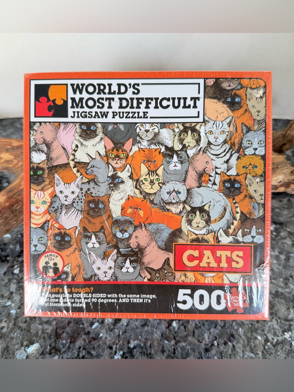 World's Most Difficult Jigsaw Puzzle - Cats 500 Piece
Brand new, never opened